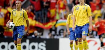 Zlatan Ibrahimovic och Henrik Larsson